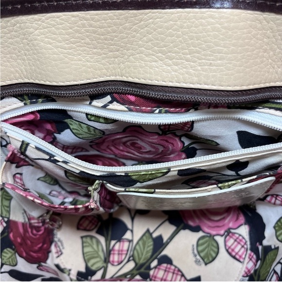 Brighton Candice Straw and Leather Shoulder Bag - Picture 10 of 12